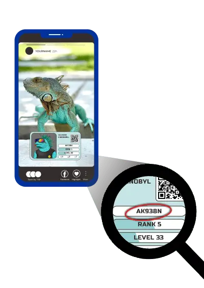 Look for others unique Pet ID codes